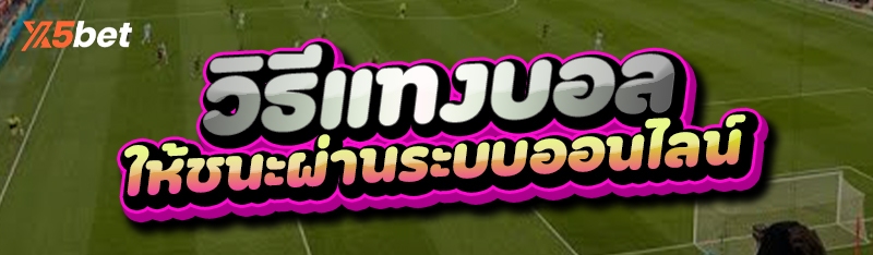 วิธีแทงบอล